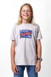 JJ Postcard Youth Tee - Grey For Cheap