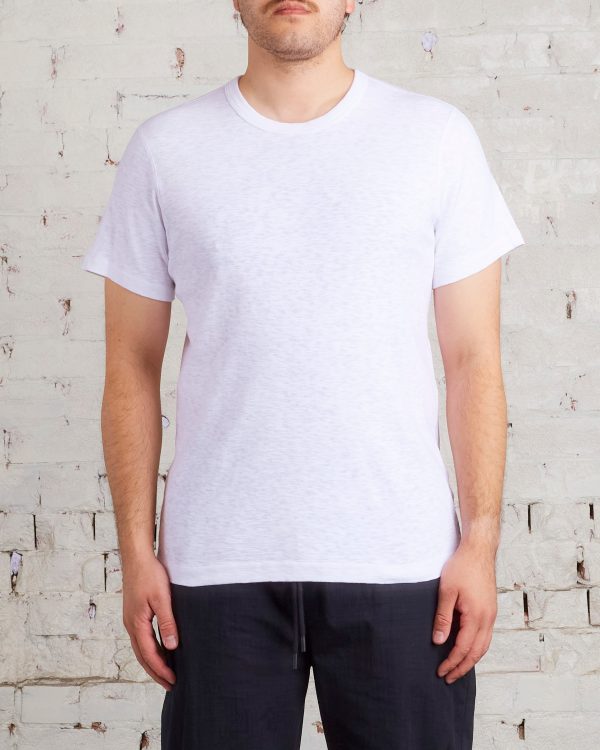 Reigning Champ 1x1 Slub Knit T-Shirt White Fashion