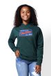 JJ Postcard Youth Hoodie - Green Cheap