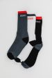 Colorblock Socks 3 Pack - Assorted Online