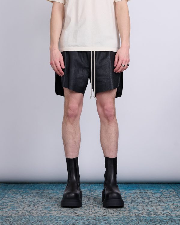 Rick Owens Runway Boxer Short Blister Lamb Black Online Hot Sale