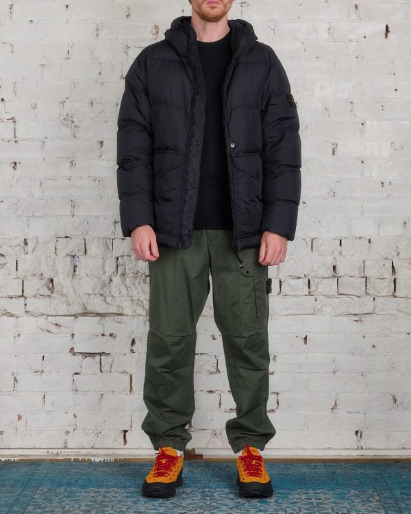 Stone Island Nylon Rep Down Jacket Black Online now