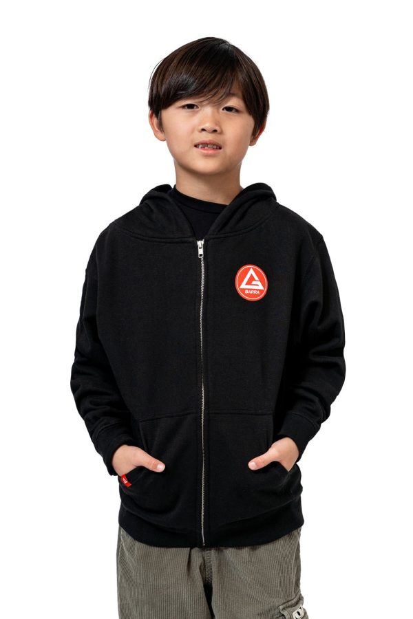 RS Youth Zip Up - Black Cheap