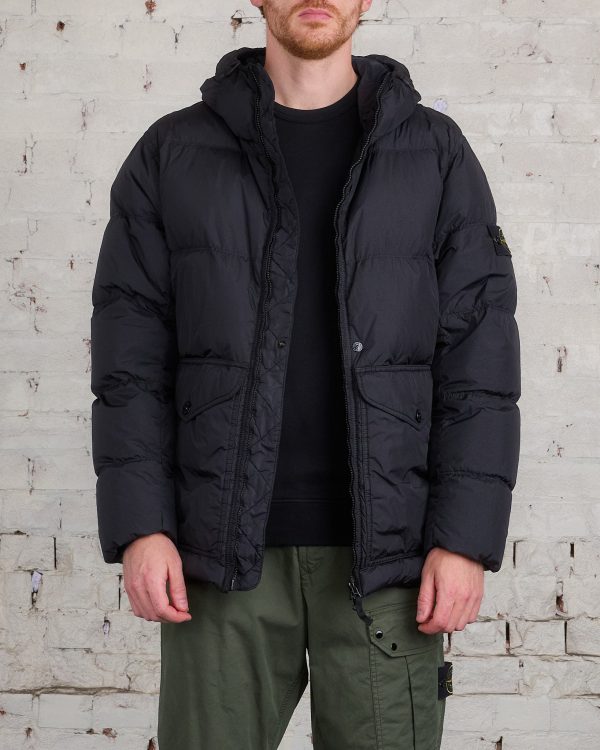 Stone Island Nylon Rep Down Jacket Black Online now