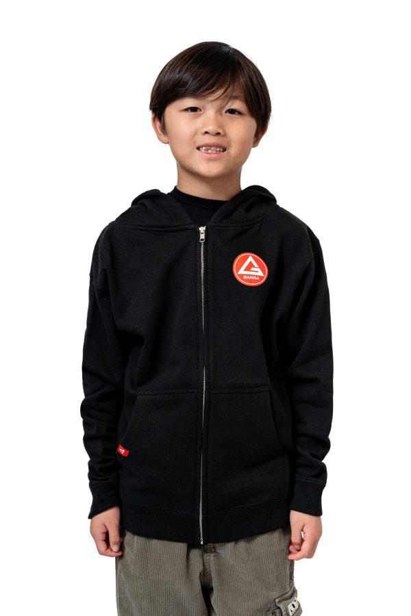 RS Youth Zip Up - Black Cheap