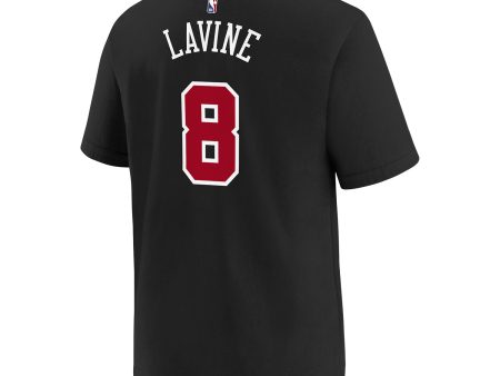 YOUTH 2023-24 CHICAGO BULLS CITY EDITION LAVINE NAME & NUMBER T-SHIRT Sale