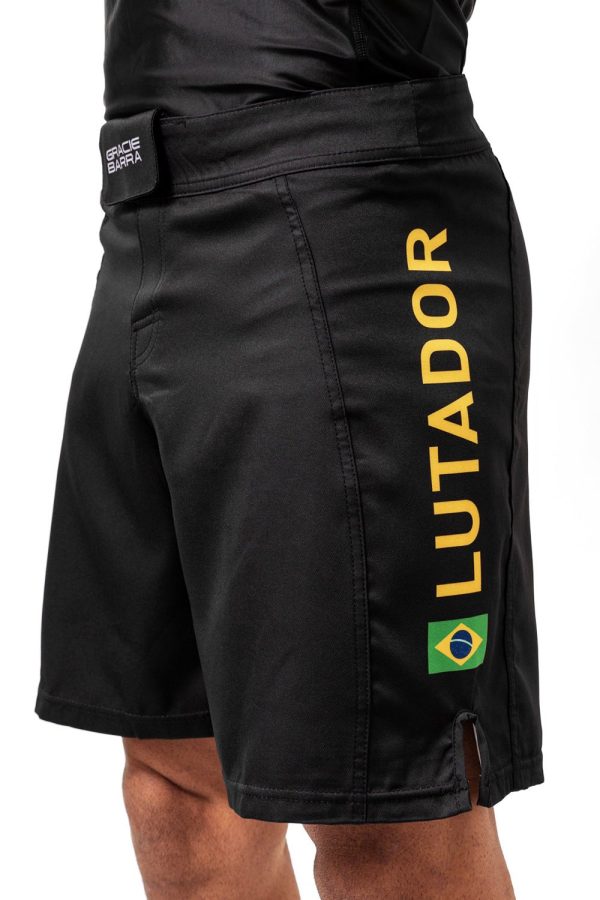 GB Lutador Velcro Training Shorts - Black For Cheap