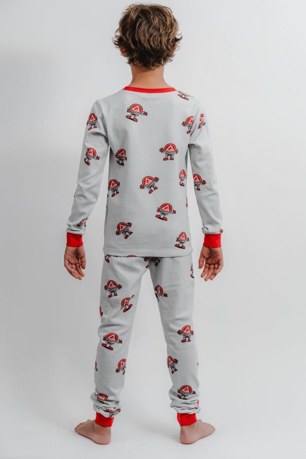 GB Barrinha Youth Pajama Set - Grey Discount