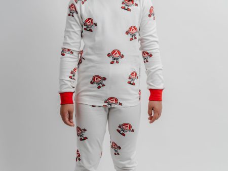 GB Barrinha Youth Pajama Set - White Cheap