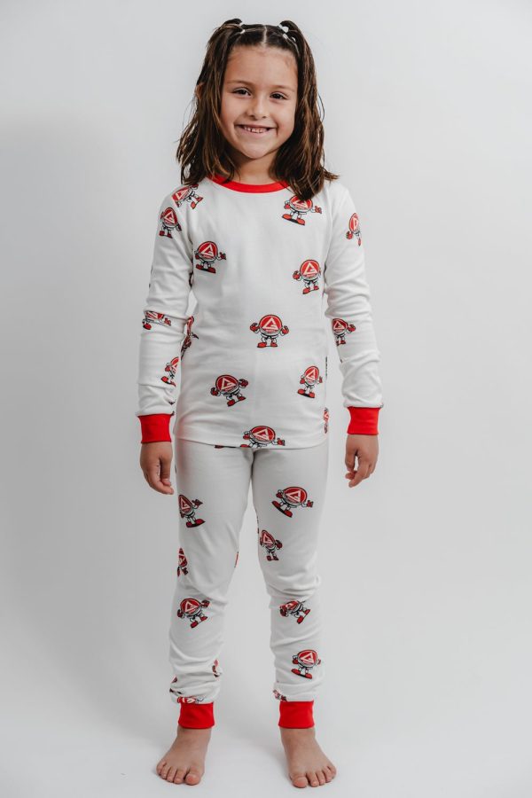 GB Barrinha Youth Pajama Set - White Cheap