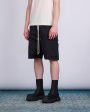 Rick Owens Cargobela Short TE Black Cheap