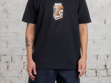 Stussy Milk T-Shirt Black Supply