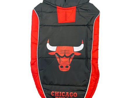 Chicago Bulls Pet Puffer Vest Discount