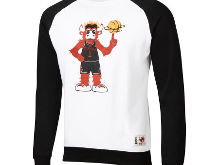 Youth Chicago Bulls 1966 Basketball Benny Raglan Crewneck Sweatshirt Online