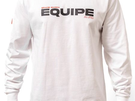 Equipe Mens L S Tee - White Online Sale