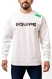 Equipe Mens L S Tee - White Online Sale