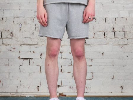 Reigning Champ Lightweight Terry Cut-Off Short H.Grey on Sale