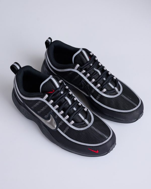 Nike Air Zoom Spiridon SP Black Black-Metallic Silver-Sport Red HF9117-002 Online Hot Sale