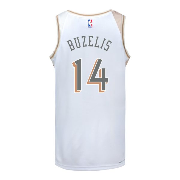 YOUTH 2024-25 CHICAGO BULLS MATAS BUZELIS CITY EDITION SWINGMAN JERSEY Hot on Sale