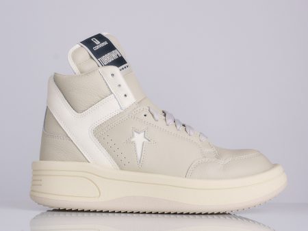 Rick Owens DRKSHDW Converse TURBOWPN Oyster White Online Sale