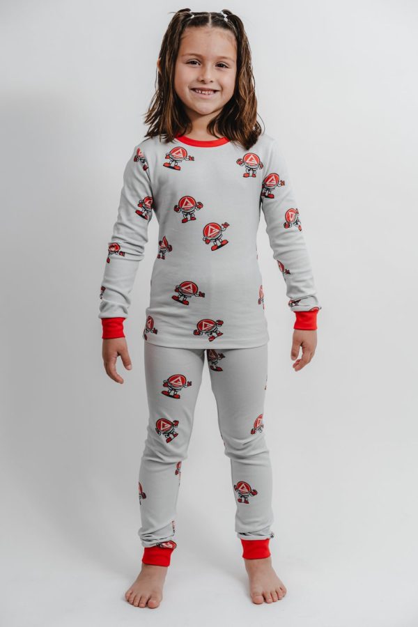 GB Barrinha Youth Pajama Set - Grey Discount