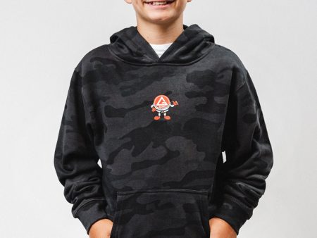 GB Barrinha Youth Hoodie - Black Camo Online Sale