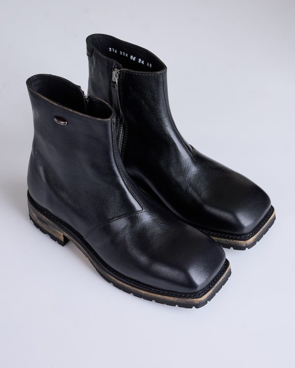 Our Legacy Engine Boot Deep Black Leather Online now