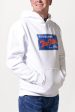 JJ Postcard Mens Hoodie - White For Cheap