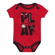 Infant Chicago Bulls Outerstuff Play Ball 3-Piece Onesie Set Online now