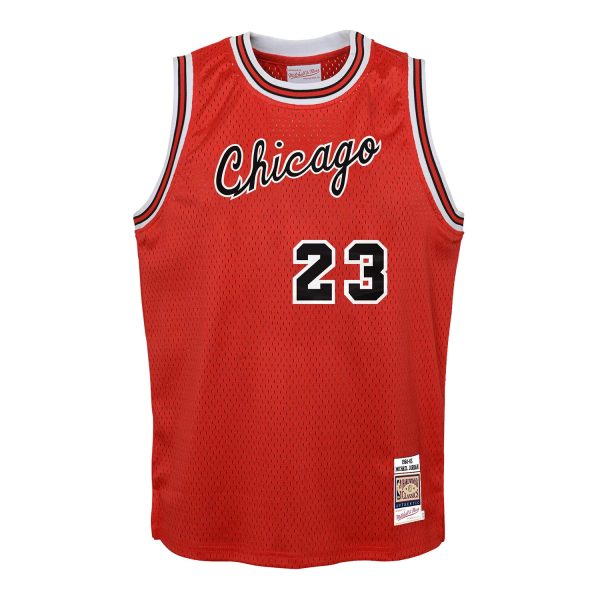 Youth Chicago Bulls Authentic Mitchell & Ness Michael Jordan 1984-85 Jersey For Discount