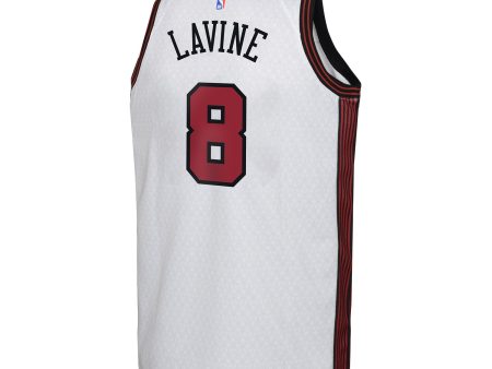 Youth Chicago Bulls Zach LaVine Nike 2022 City Edition Swingman Jersey on Sale