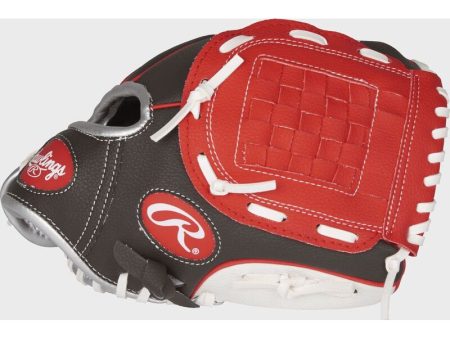 RAWLINGS  PLAYERS  SERIES BASEBALL GLOVE YOUTH 10  DARK SHADOW SCARLET WHITE (GANT MAIN DROITE) Hot on Sale