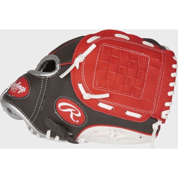 RAWLINGS  PLAYERS  SERIES BASEBALL GLOVE YOUTH 10  DARK SHADOW SCARLET WHITE (GANT MAIN DROITE) Hot on Sale