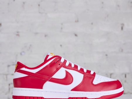 Nike Men s Dunk Low Retro Gym Red Gym Red-White-University Gold Discount