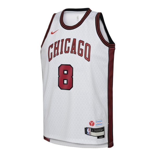 Youth Chicago Bulls Zach LaVine Nike 2022 City Edition Swingman Jersey on Sale