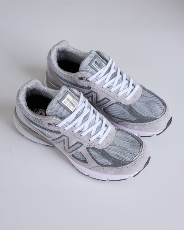 New Balance Men s U990v4 Made in USA Grey Silver Cheap