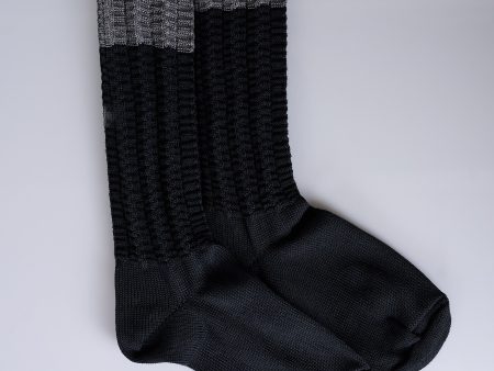 Issey Miyake Homme Plisse Churros Sock Charcoal Online Hot Sale