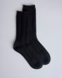 Stussy Cable Knit S Dress Sock Black Cheap