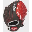 RAWLINGS  PLAYERS  SERIES BASEBALL GLOVE YOUTH 10  DARK SHADOW SCARLET WHITE (GANT MAIN DROITE) Hot on Sale