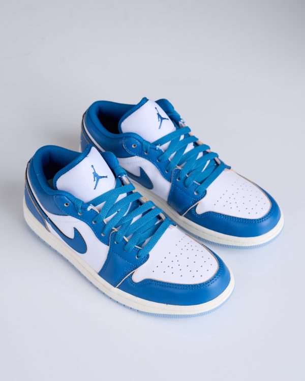 Nike Men s Air Jordan 1 Low SE White industrial Blue-Blue Grey-Sail Cheap