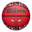 Chicago Bulls Team Grafitti Full Size Basketball For Cheap