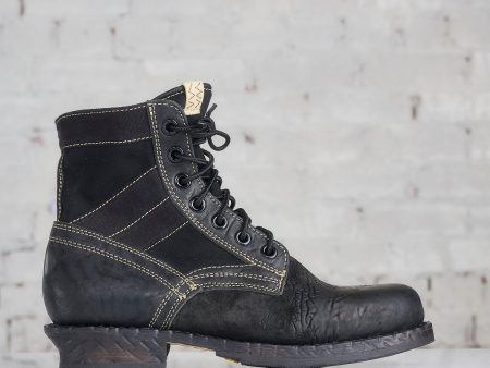 visvim 7-Hole  73 Folk Boot Black Cheap