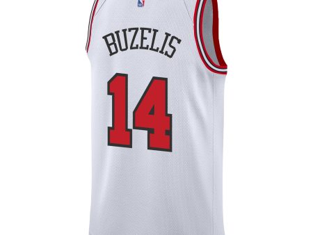 Youth Chicago Bulls Matas Buzelis Nike Association Swingman Jersey For Sale