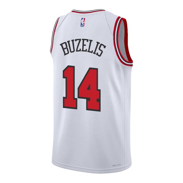 Youth Chicago Bulls Matas Buzelis Nike Association Swingman Jersey For Sale