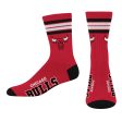 Chicago Bulls 4-Stripe Deuce Sock Cheap