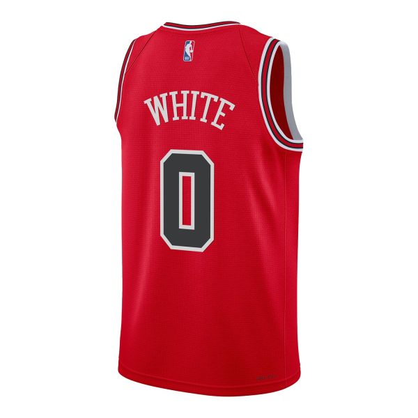 Youth Chicago Bulls Coby White Nike Icon Swingman Jersey For Discount