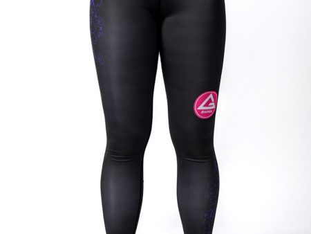 GB Sakura Womens Compression Pants - Black Fashion