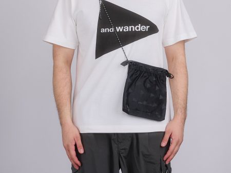 and wander Triangle JQ Sacoche Bag Black Supply