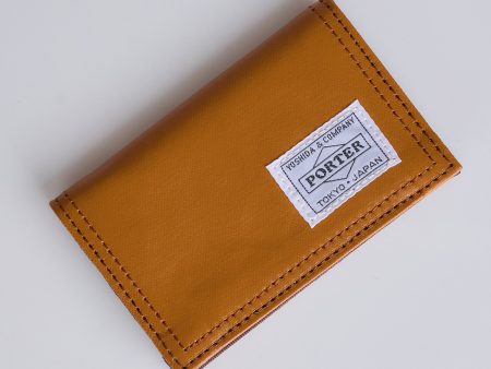 Porter Freestyle Card Case Camel For Discount