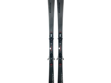 SKI ELAN ELEMENT 74 BLACK ET FIXATIONS EL 10 Fashion